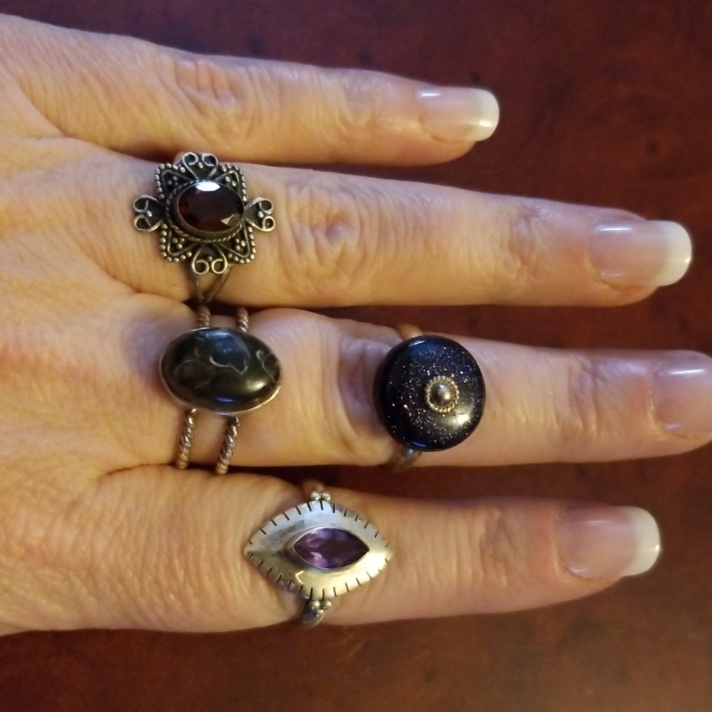 Silver Boho Ring Collection